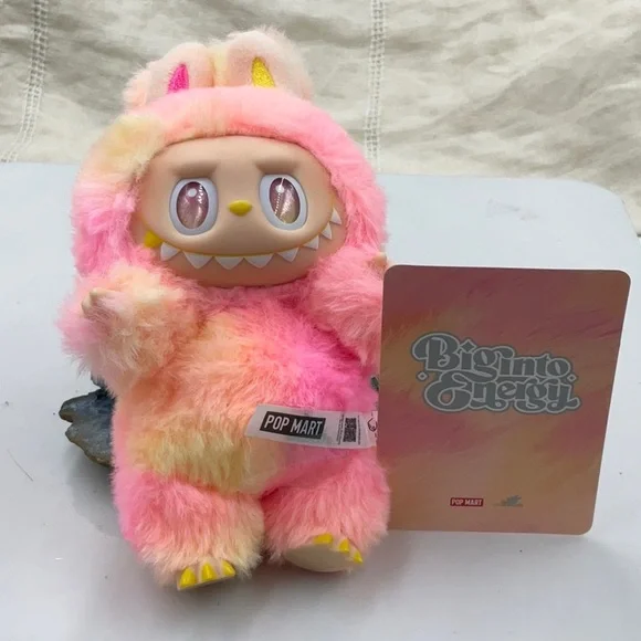Verified Authentic POP MART The Monsters “LOYALTY” Pink and Yellow Labubu - Picture 6 of 11